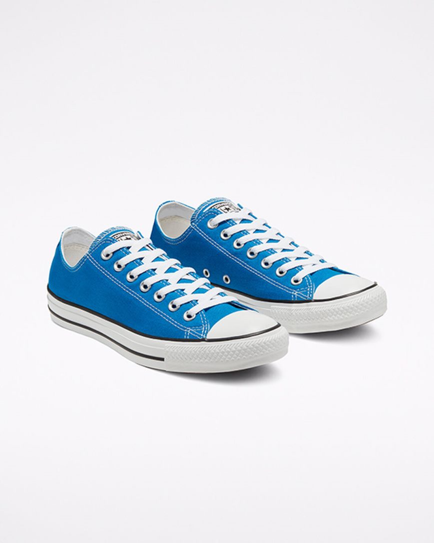 Tenis Converse Chuck Taylor All Star Classicos Cano Baixo Masculino Azuis | PT S0P5019